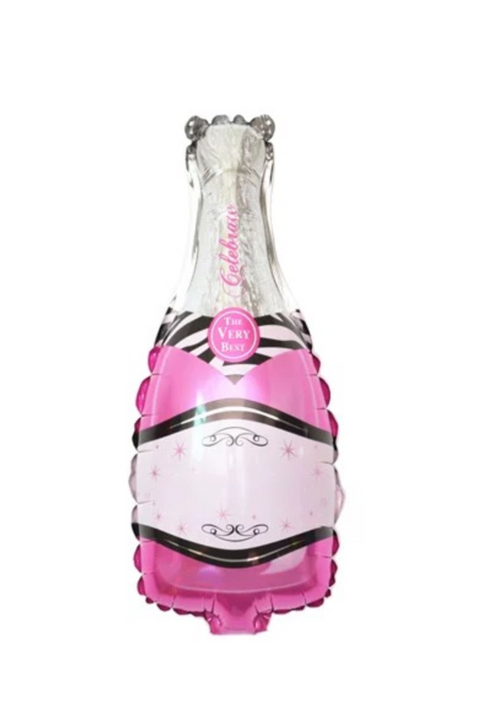 Champagne Bottle Foil Balloon