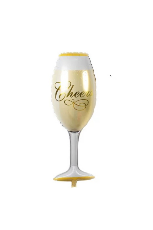 Champagne Glass Foil Balloon